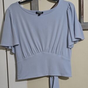 Express Light Blue Top